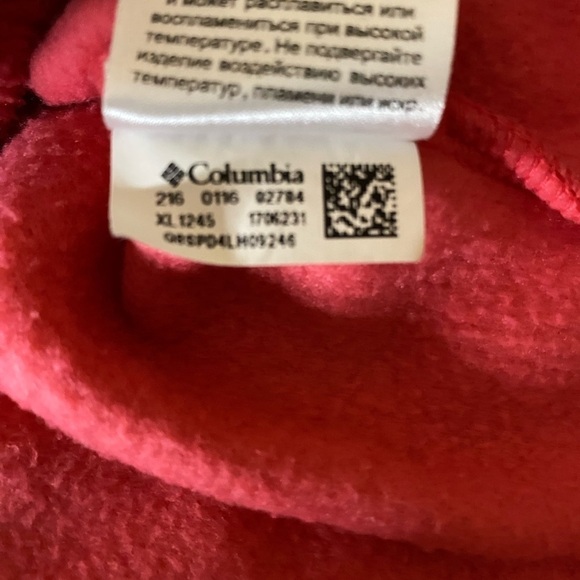 Columbia Women’s Zip-Up Fleece Jacket Barbie - Picture 6 of 7